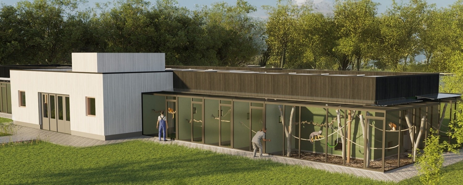 AAP start met nieuwbouw voor exotische zoogdieren - Stichting AAP