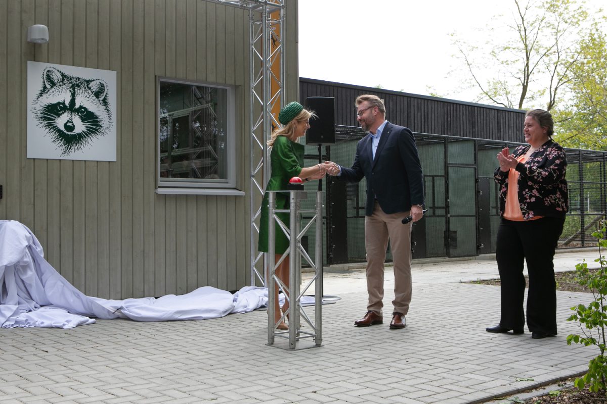 Het nieuwe Zoogdierengebouw is geopend.